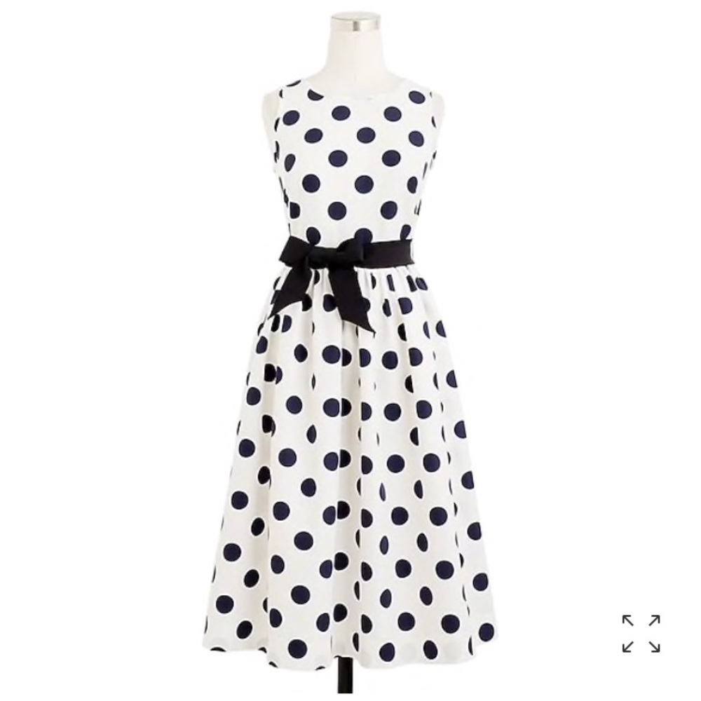 Jcrew Polkadot Dress